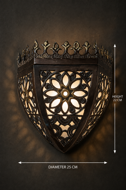 Royal Rosette Turkish Wall Light