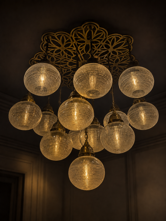 Anatolian Floral Cascade Chandelier