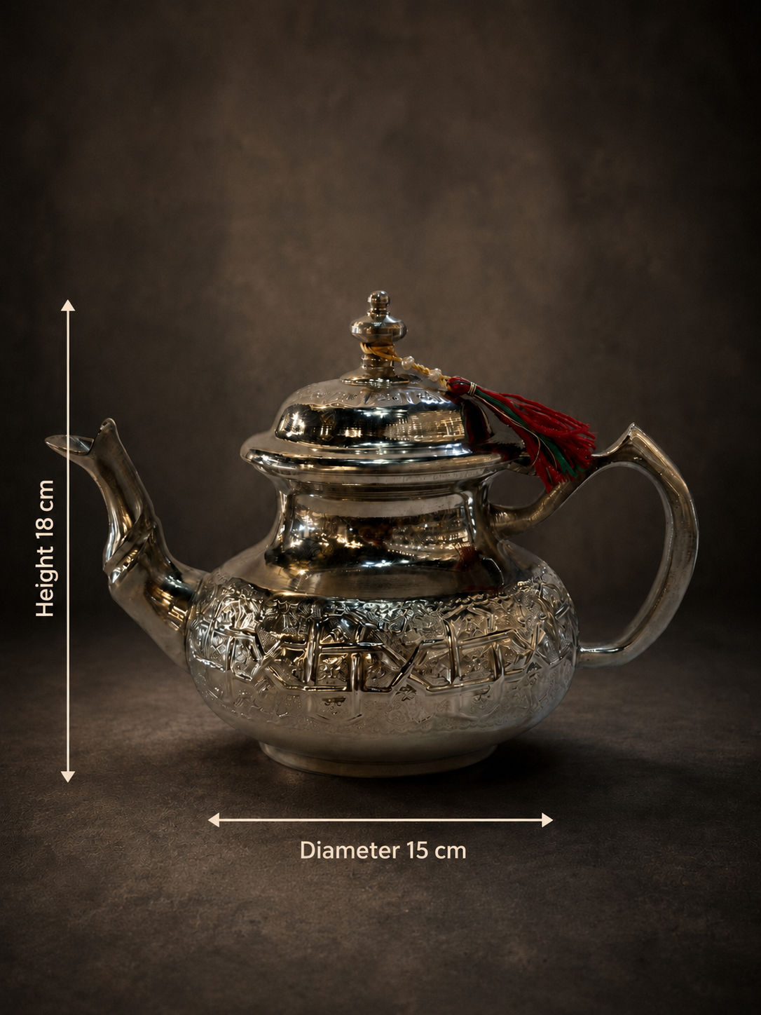 Moroccan Rama Hand-Engraved Teapot M99