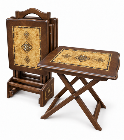Turkish Mosaic Folding Picnic Table Set 4in1