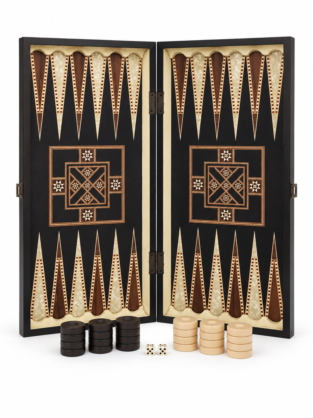 Anatolian Mosaic Handcrafted Backgammon Set