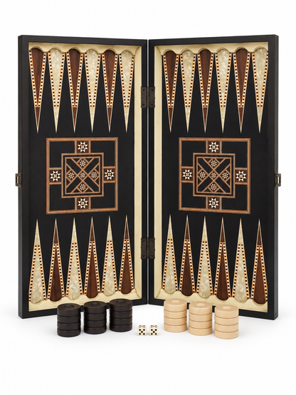 Anatolian Mosaic Handcrafted Backgammon Set