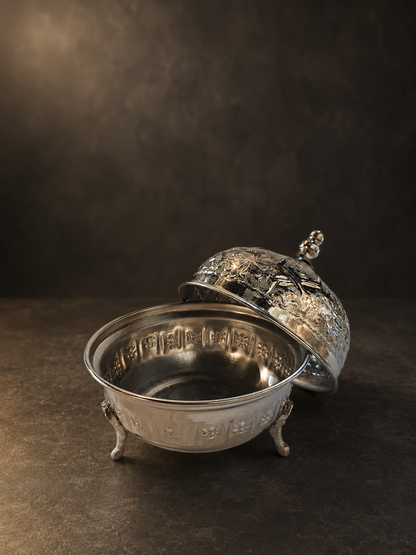 Moroccan Engraved Artisan Sugar Box Big M132