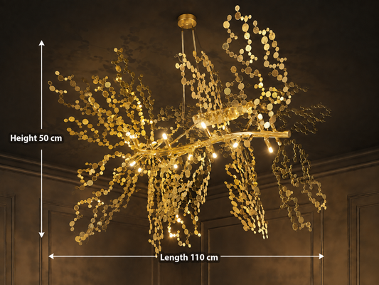 Anatolian Golden Blossom Chandelier