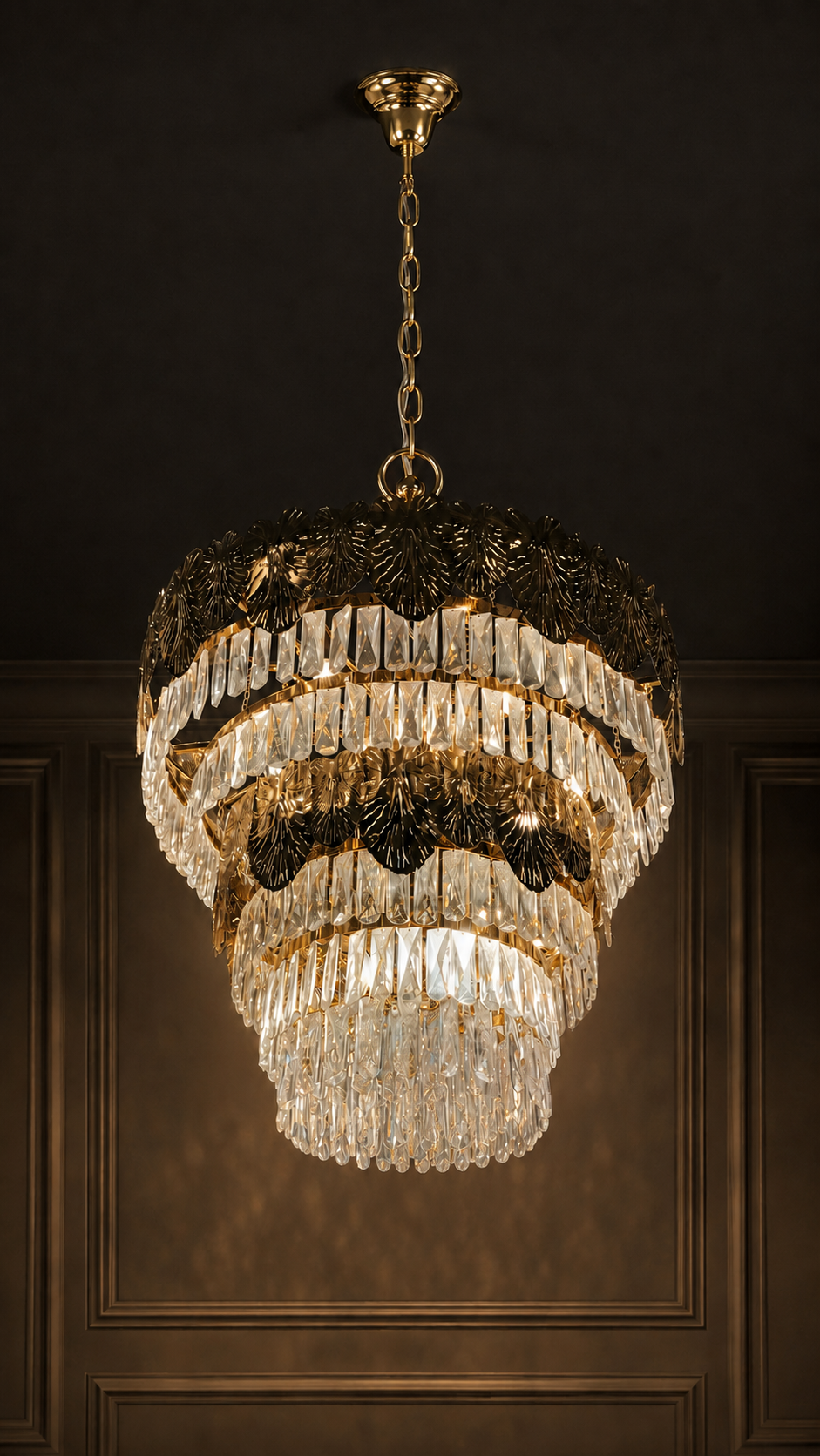 Bosphorus Noir Crystal Chandelier