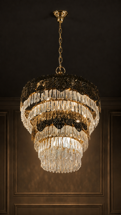 Bosphorus Noir Crystal Chandelier