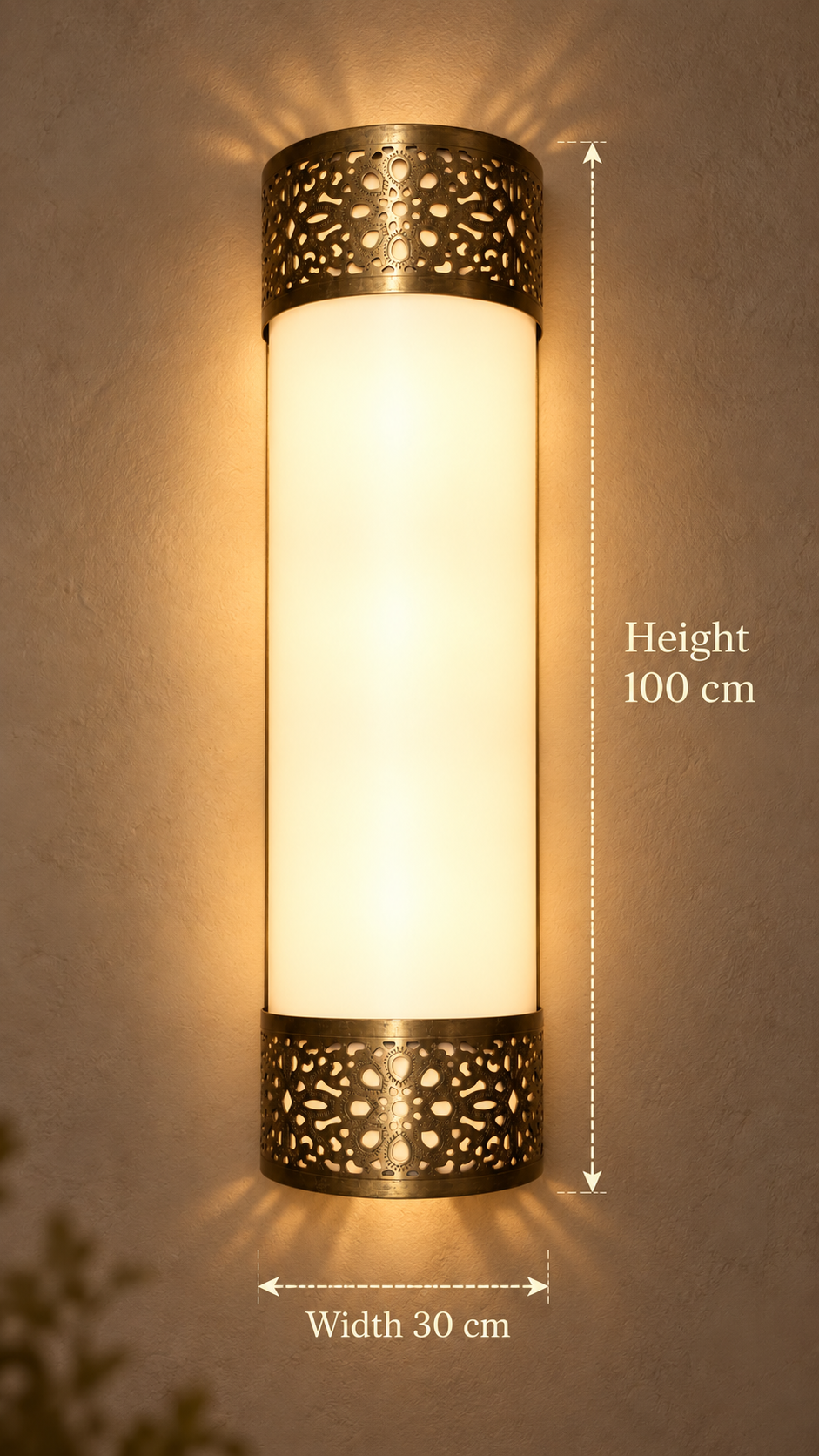 Amber Blossom Wall Light