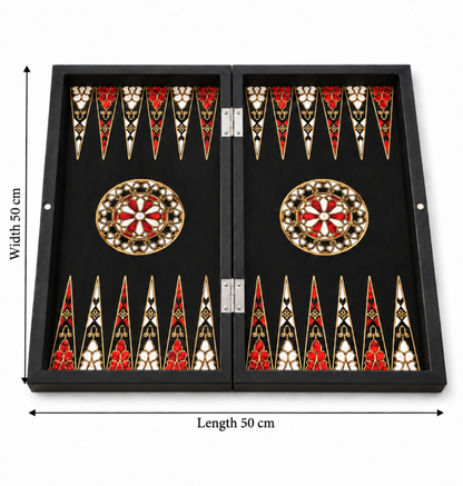 Turkish Heritage 2-in-1 Chessboard & Backgammon Set (Ds01)