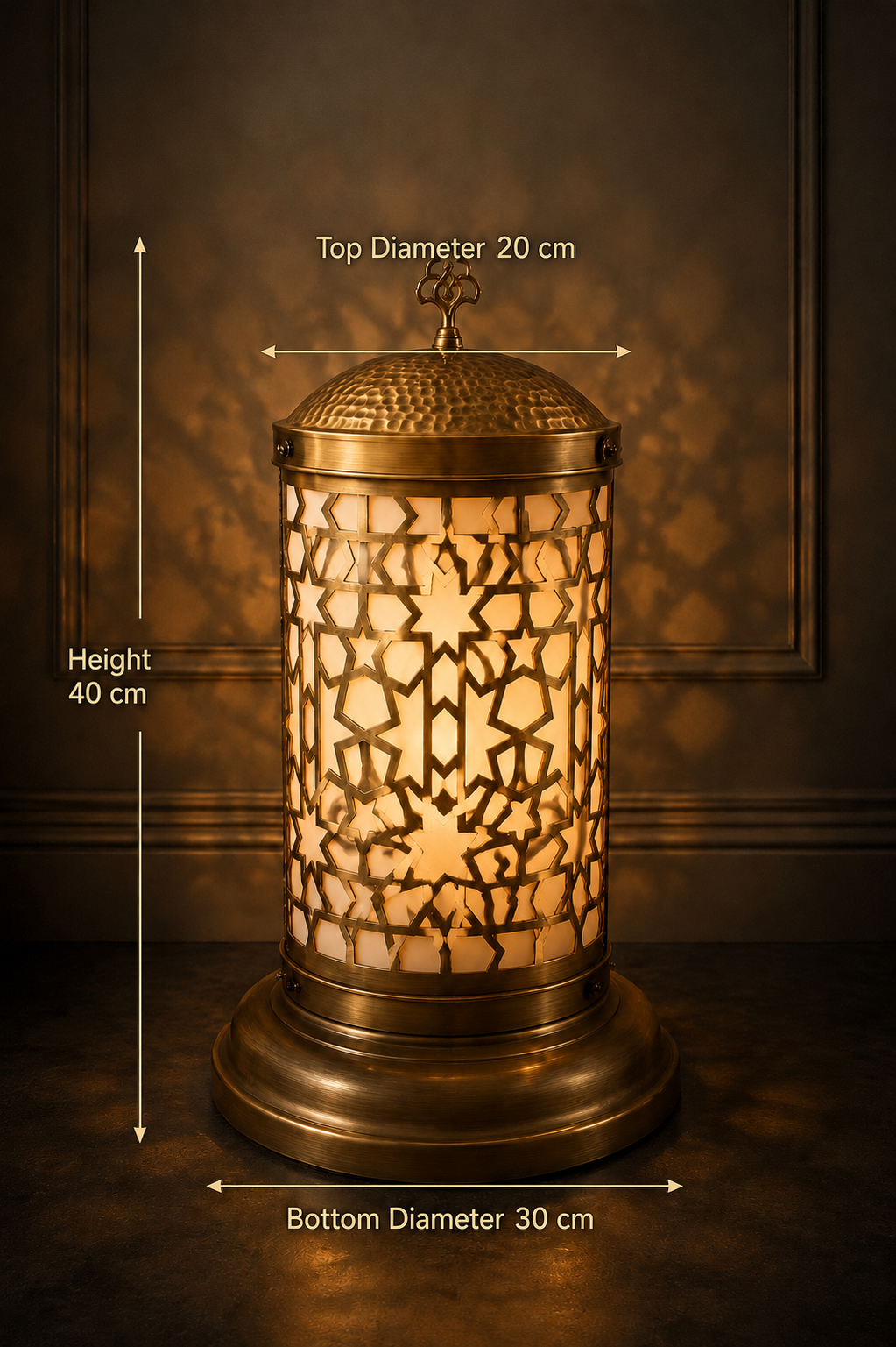 Seljuk Star Glow Floor Lantern