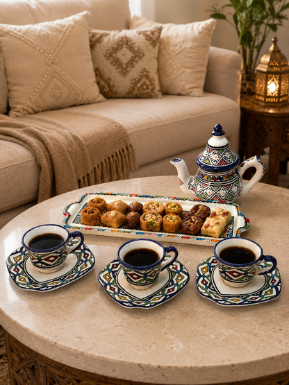 Fez Heritage Geometric Coffee Set (02)