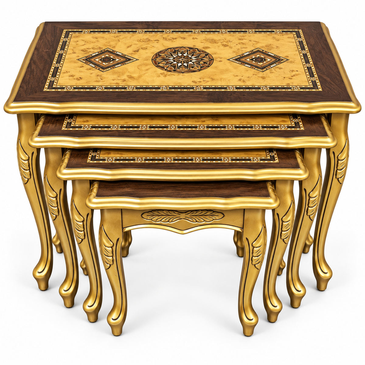 Anatolian Star Mosaic Nesting Tables 4in1
