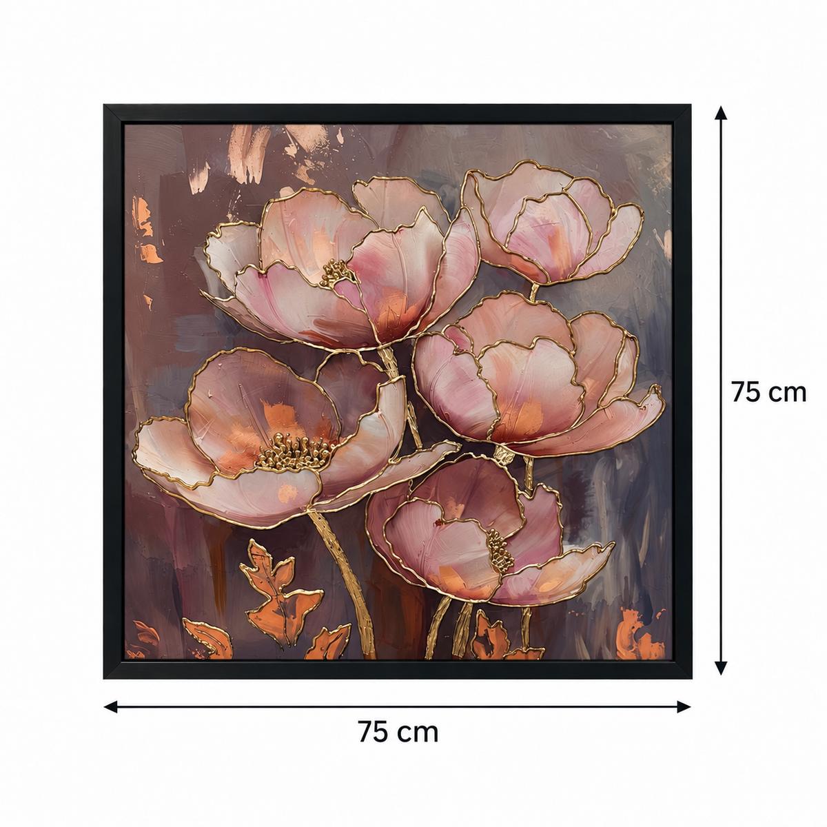 Blush Blossom Harmony 3-in-1 Wall Art Frame