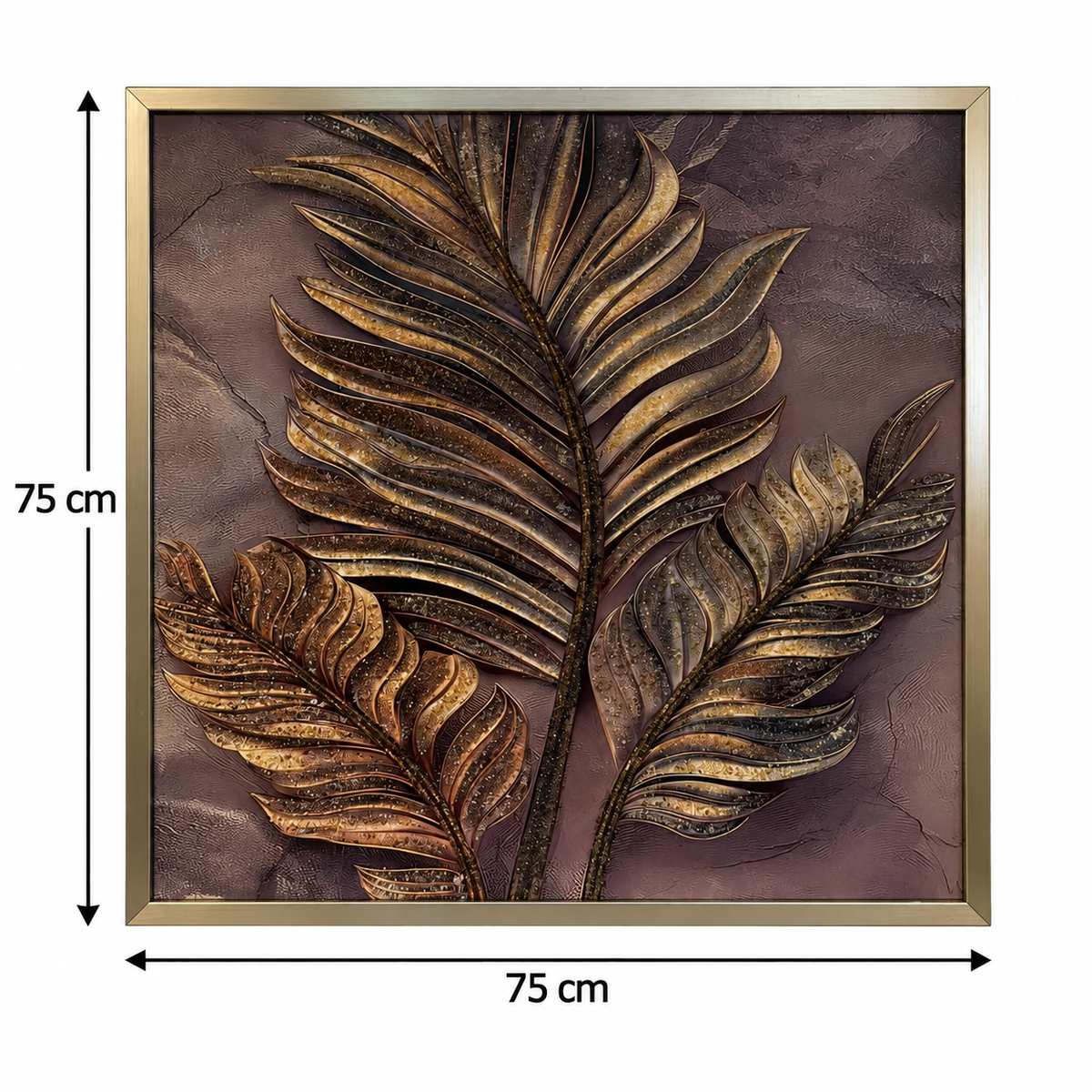 Bronze Botanical Elegance 3-in-1 Wall Art Frame