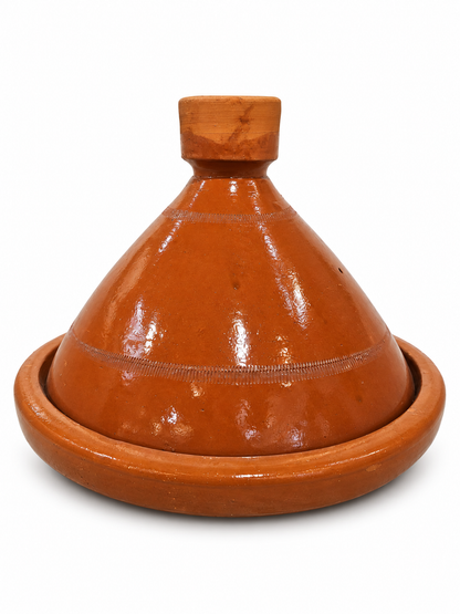 Traditional Moroccan Clay Cooking Tajine without Handle (Ds01)